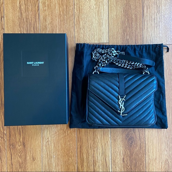 🚫 SOLD- SAINT LAURENT College Medium Shoulder Bag - Picture 8 of 10